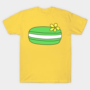 Green Flower Macaroon T-Shirt